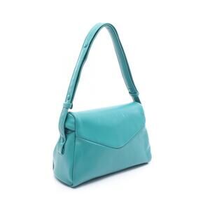 Prada Bag Leather Signeau Green Shoulder